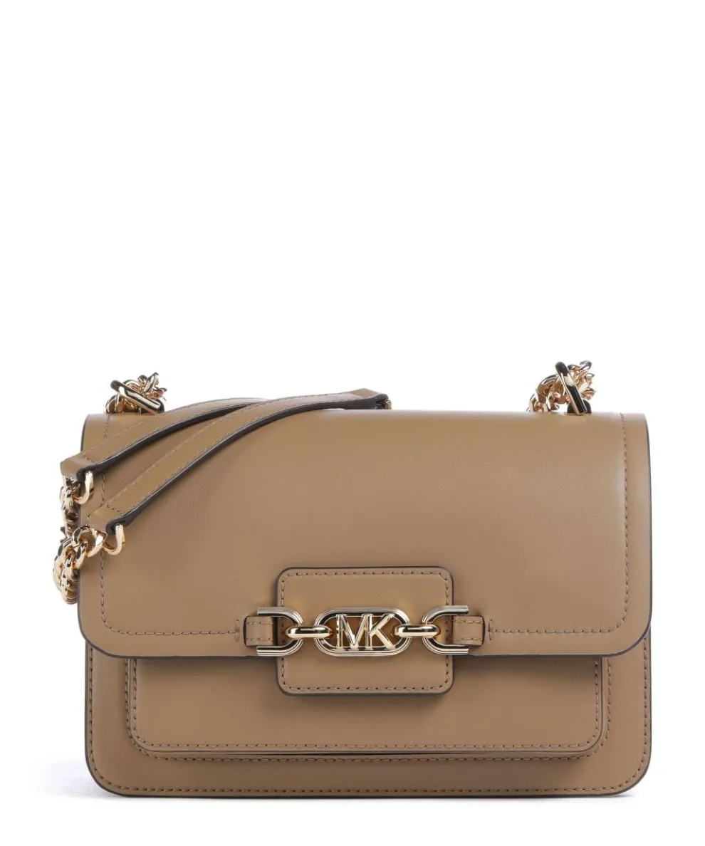 Heather Shoulder bag fine grain leather brown