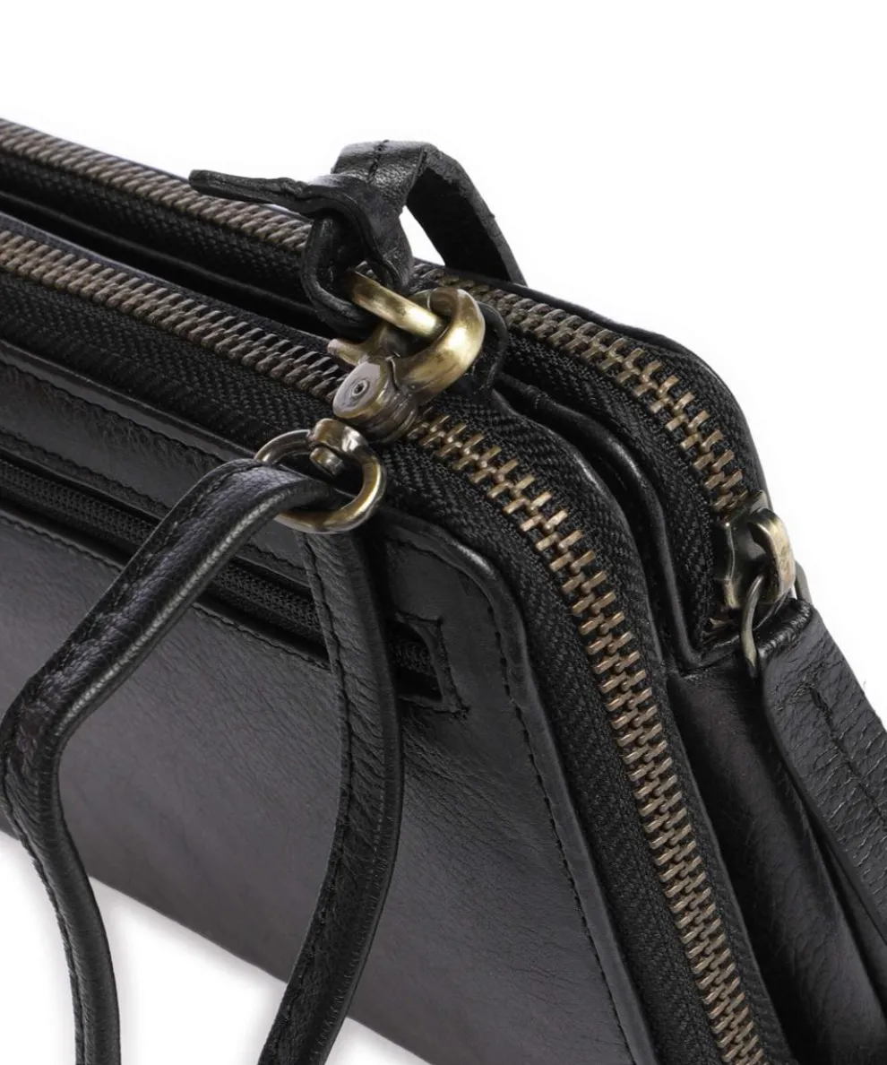 Natural Norah Wallet grained cow leather black