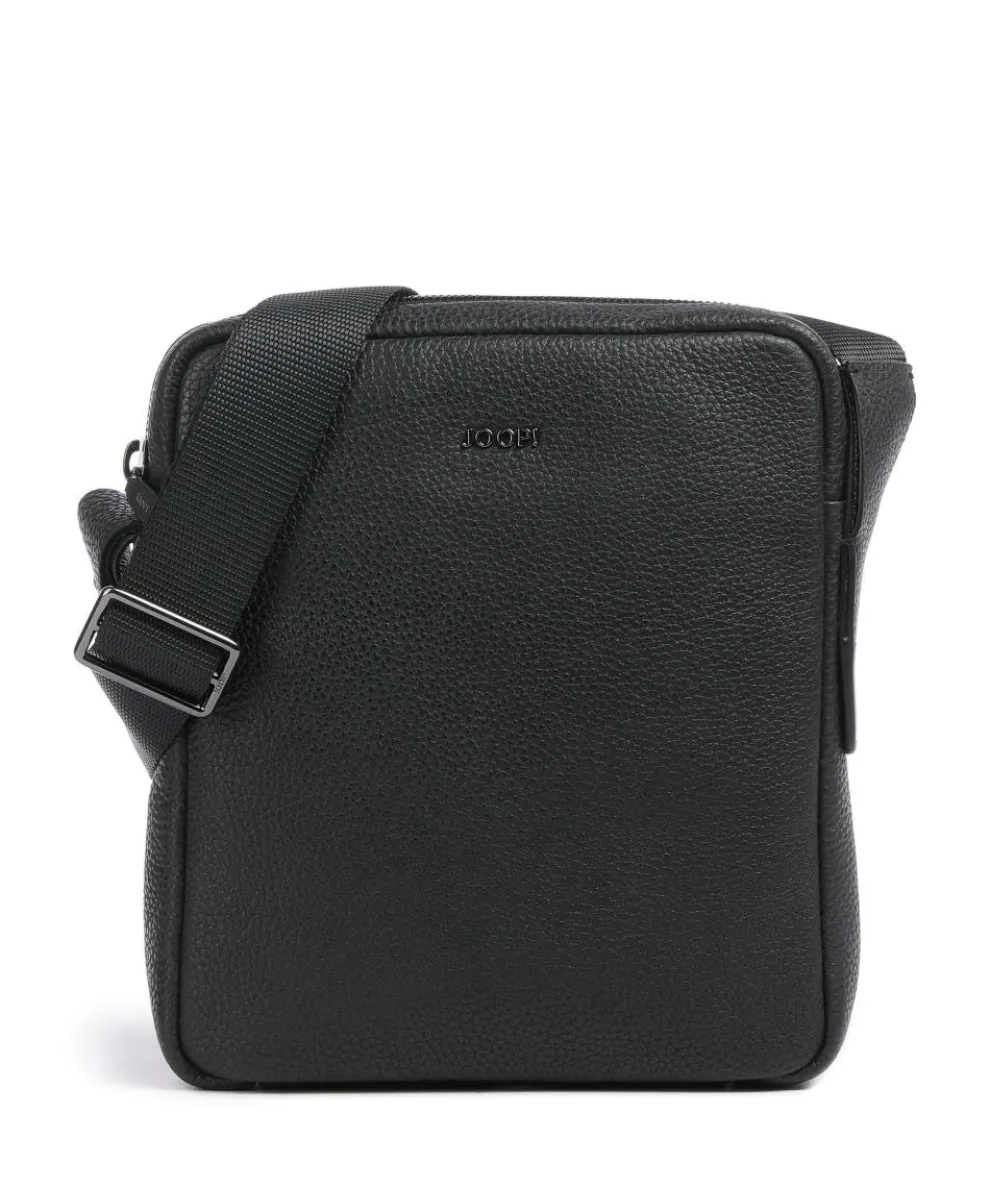 Cardona Remus Crossbody bag grained cow leather black