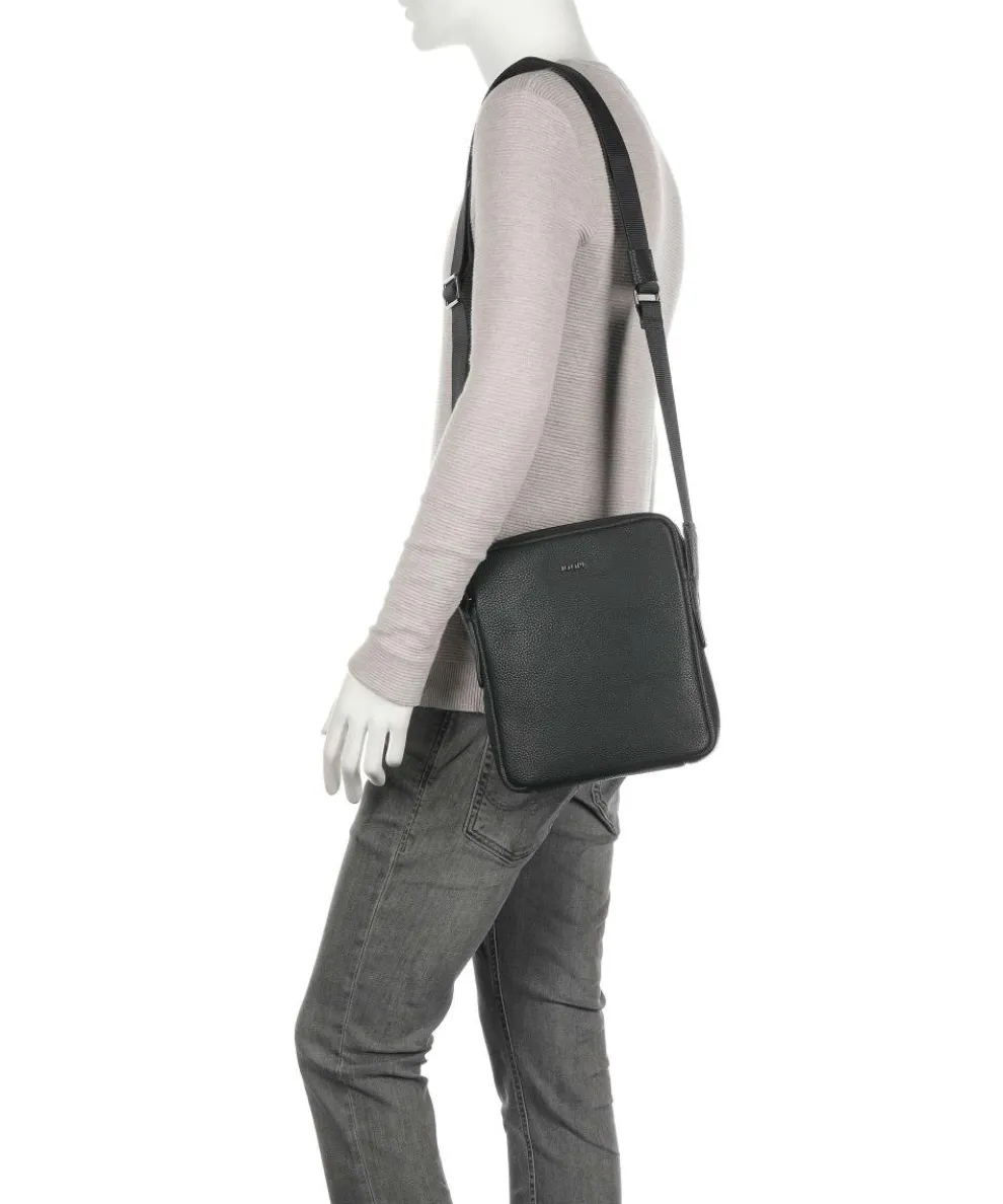 Cardona Remus Crossbody bag grained cow leather black