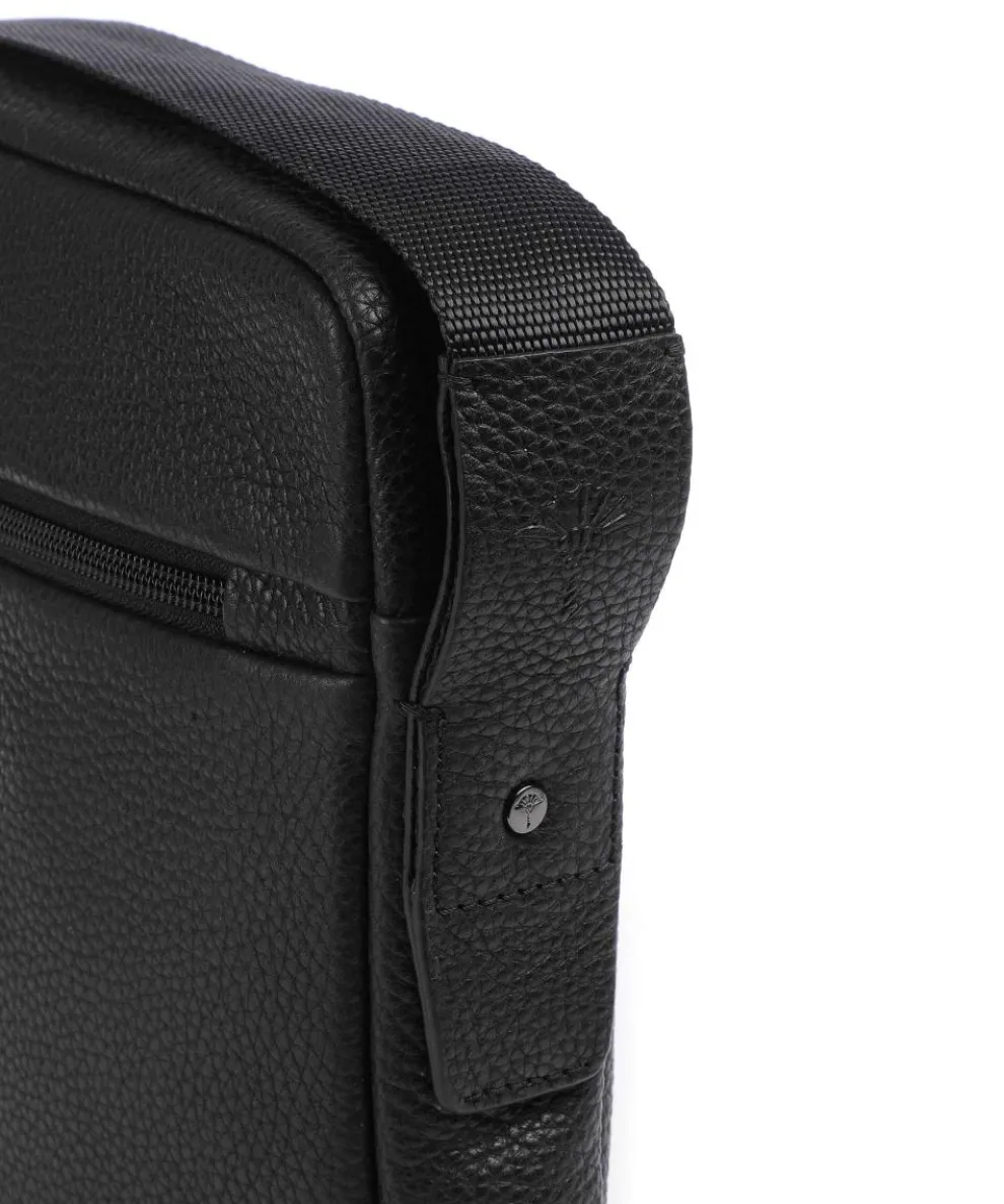 Cardona Remus Crossbody bag grained cow leather black