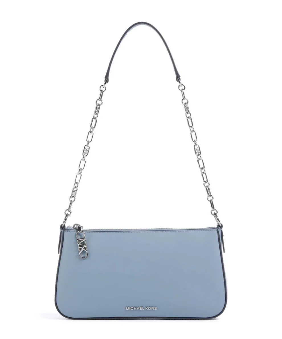 Empire Shoulder bag fine grain leather blue-grey
