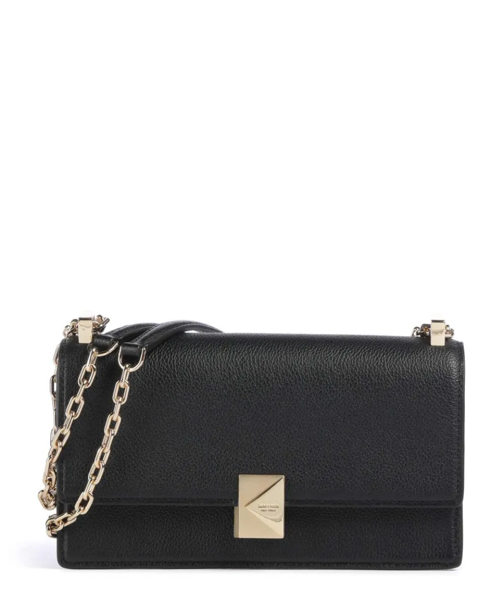 Deco Shoulder bag grained cow leather black