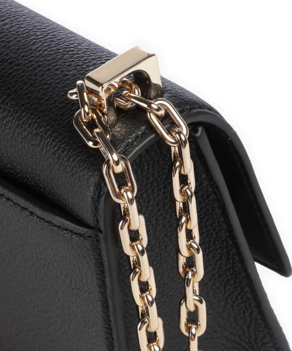 Deco Shoulder bag grained cow leather black