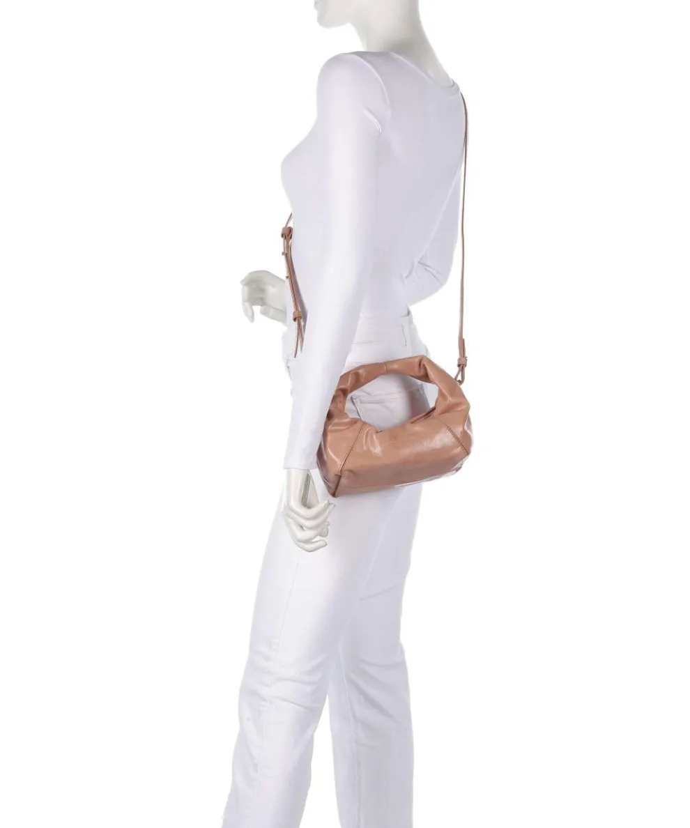 Greta Icon Crinkle Mini Handbag grained cow leather antique pink