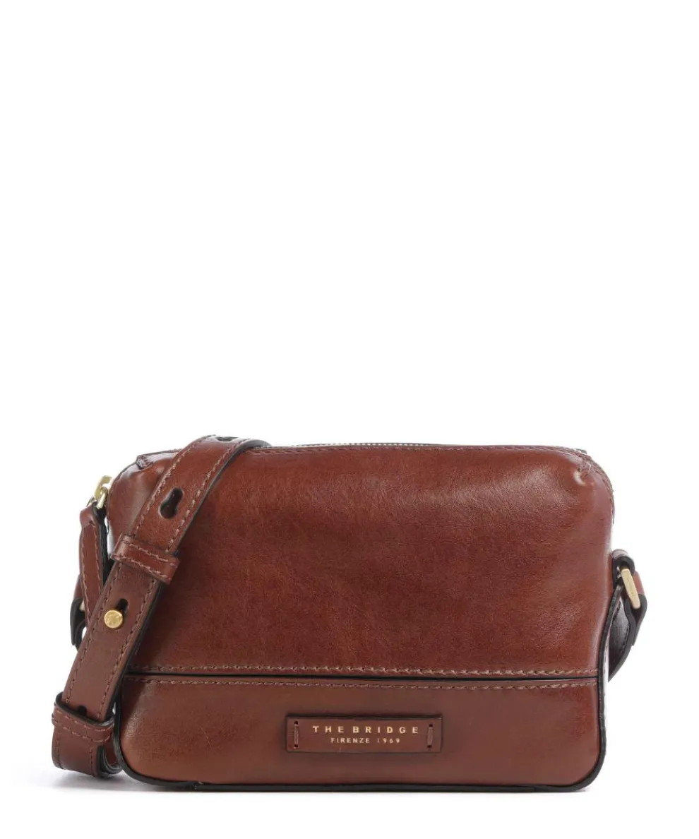 Iolanda Crossbody bag fine grain cow leather brown