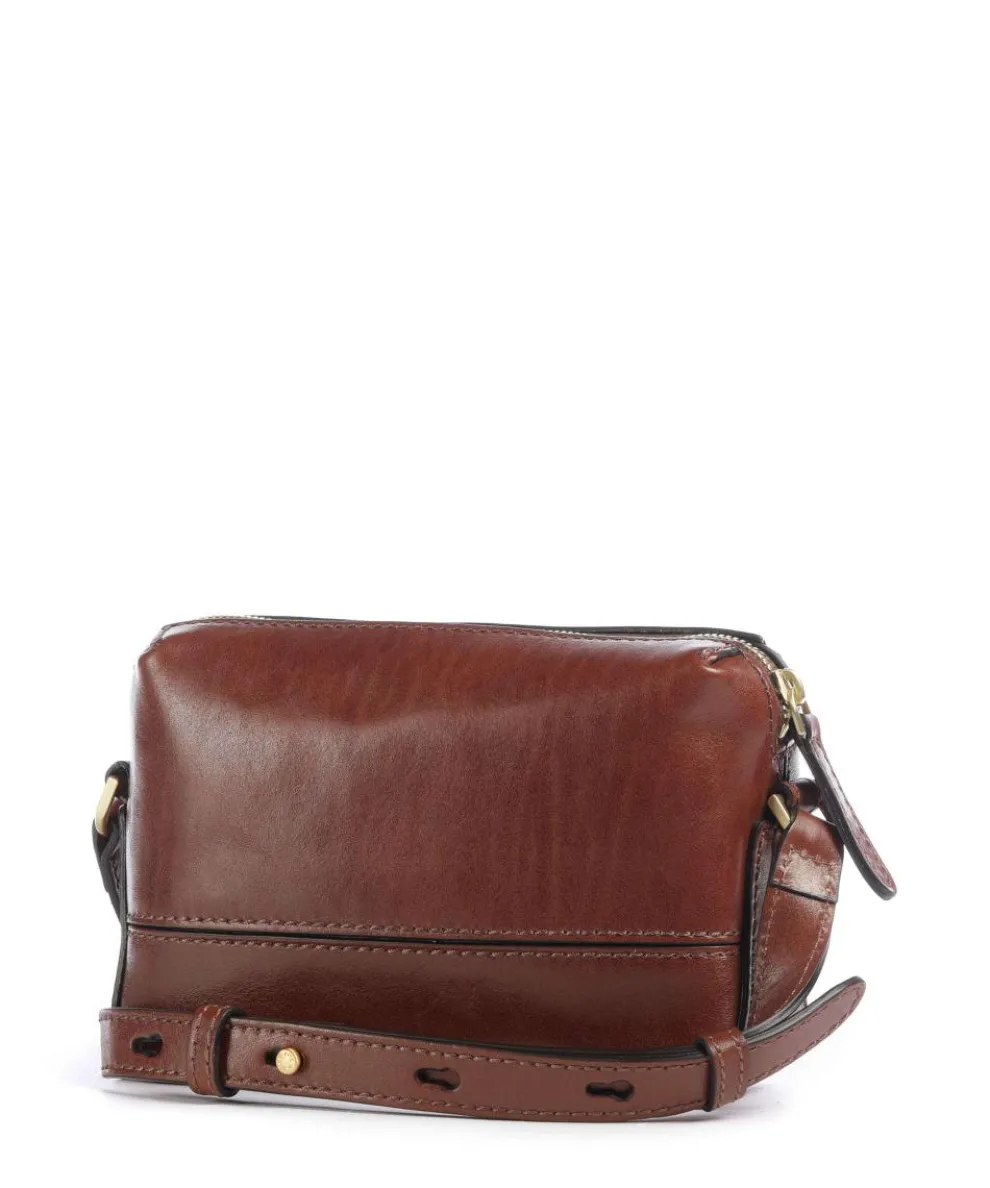Iolanda Crossbody bag fine grain cow leather brown