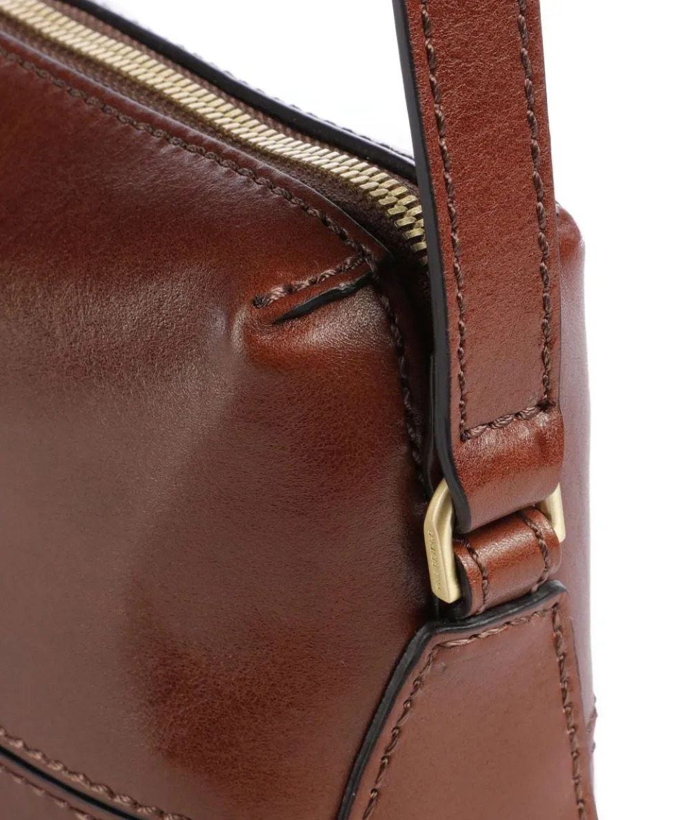 Iolanda Crossbody bag fine grain cow leather brown