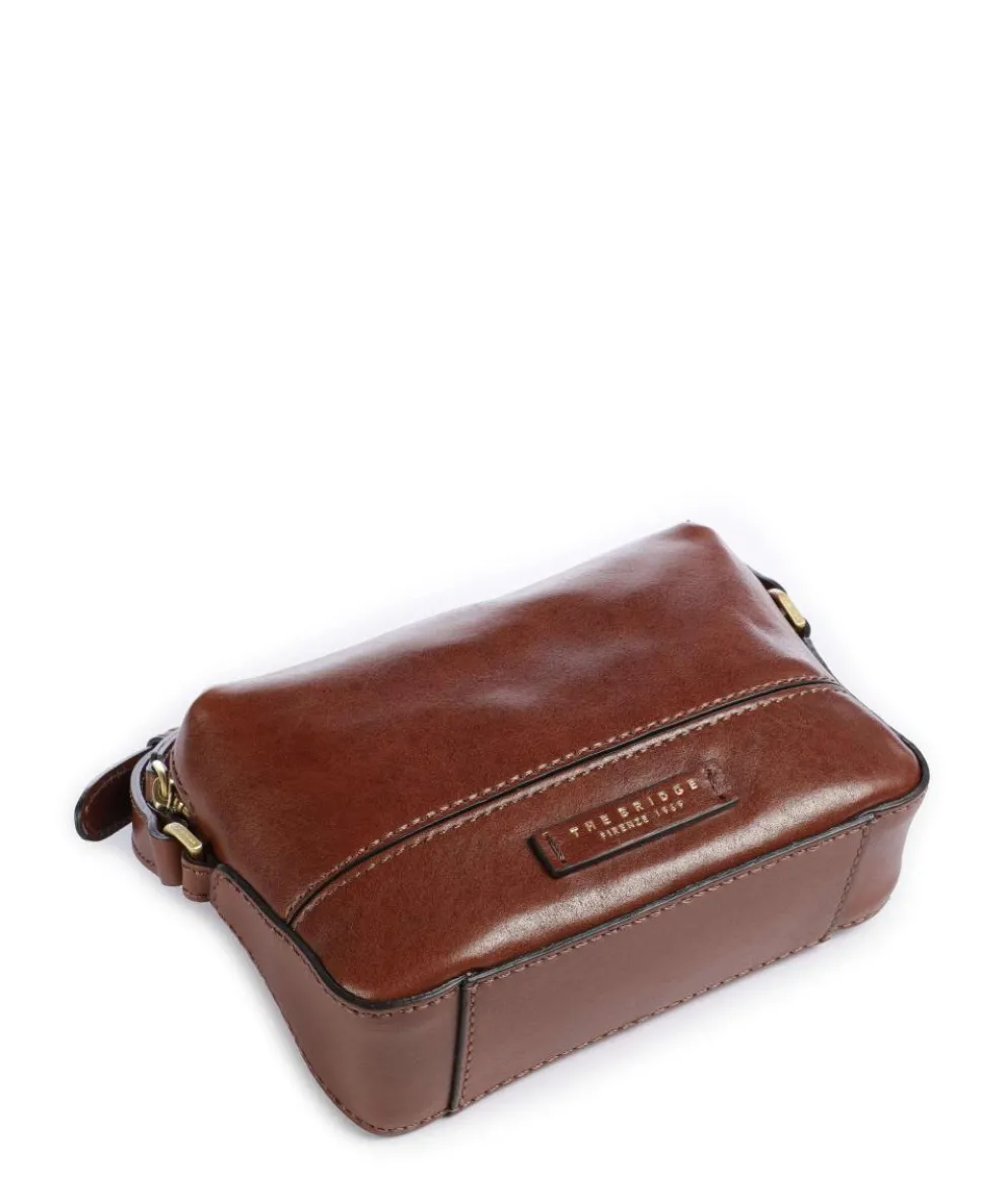 Iolanda Crossbody bag fine grain cow leather brown
