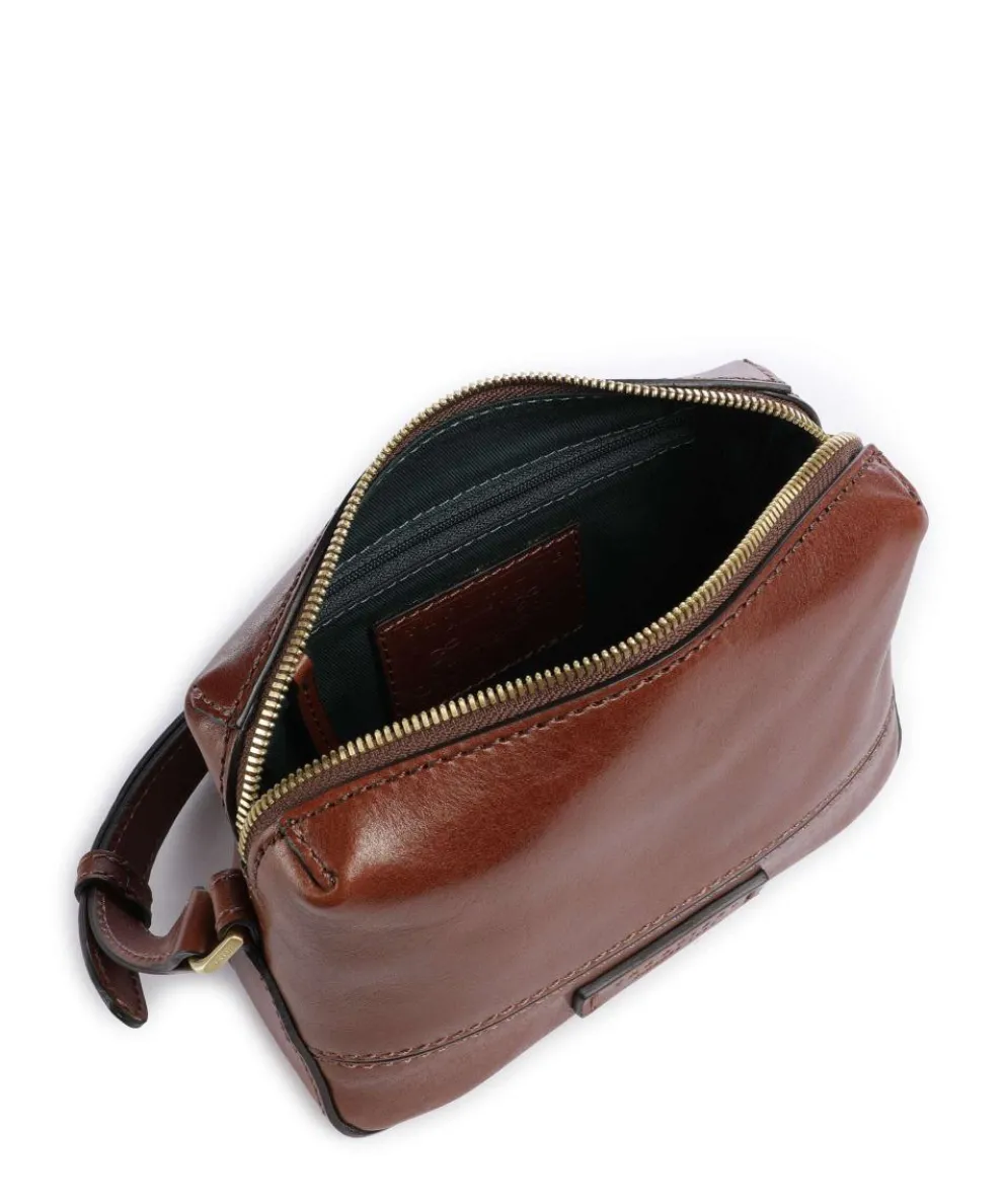 Iolanda Crossbody bag fine grain cow leather brown