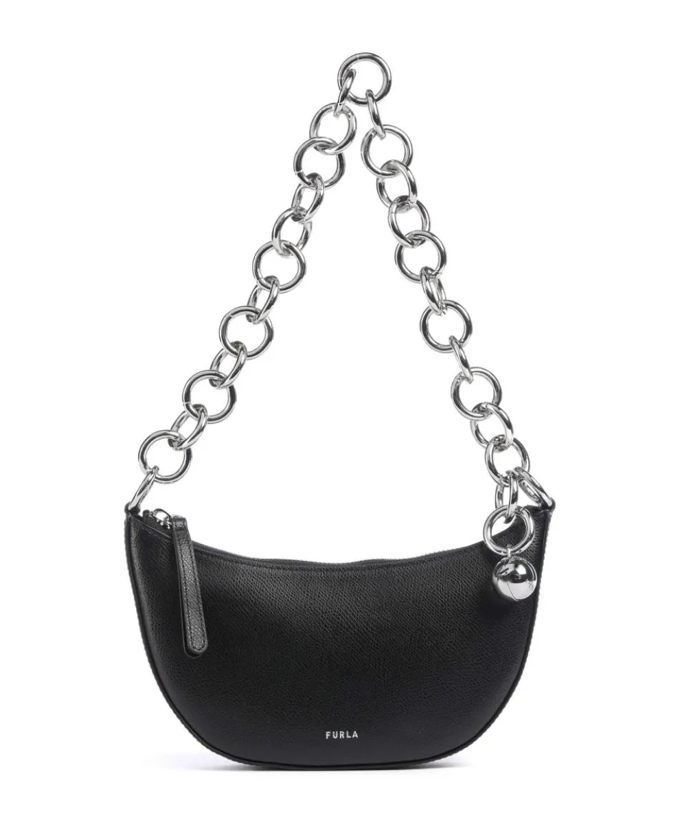 Sfera Mini Shoulder bag grained leather black