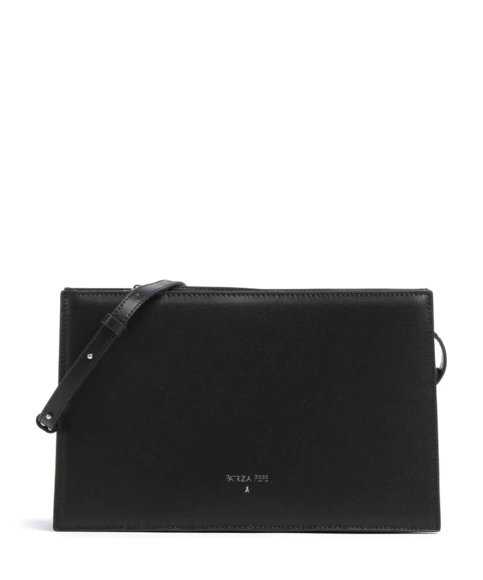 Crossbody bag softly grained calfskin black