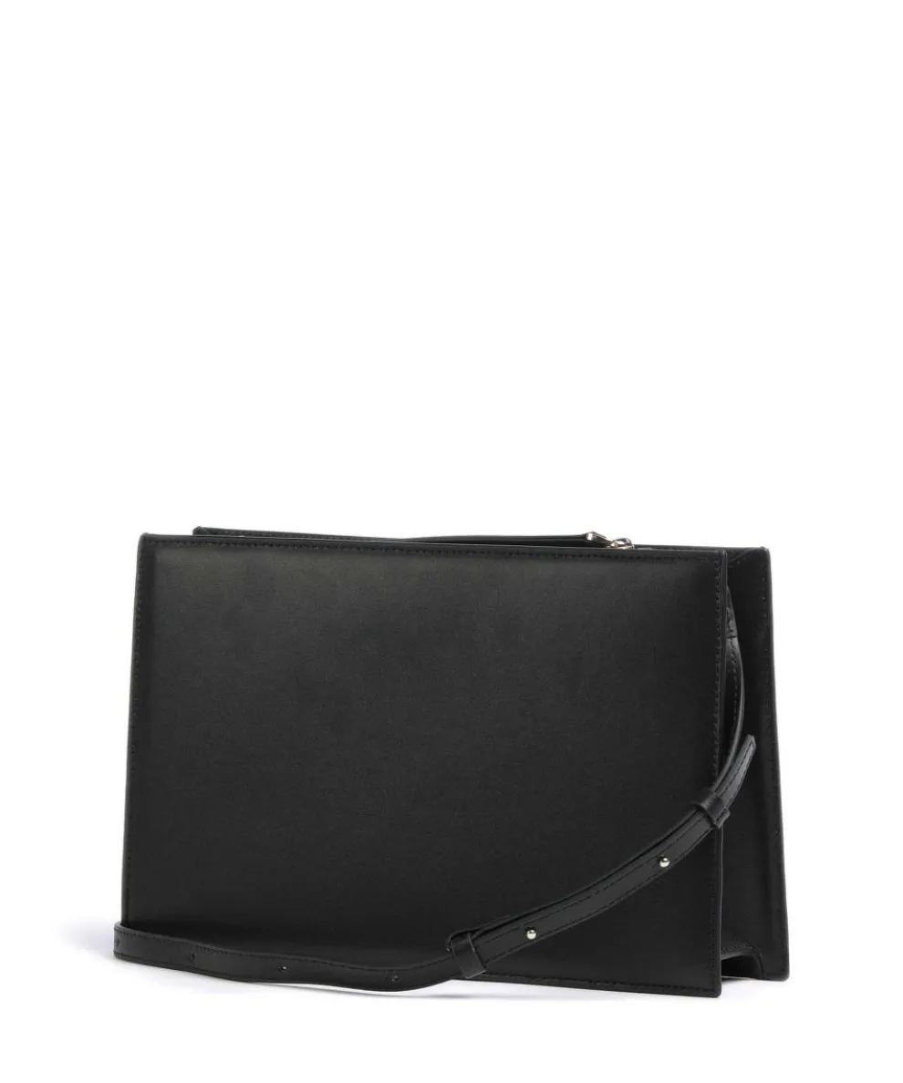 Crossbody bag softly grained calfskin black
