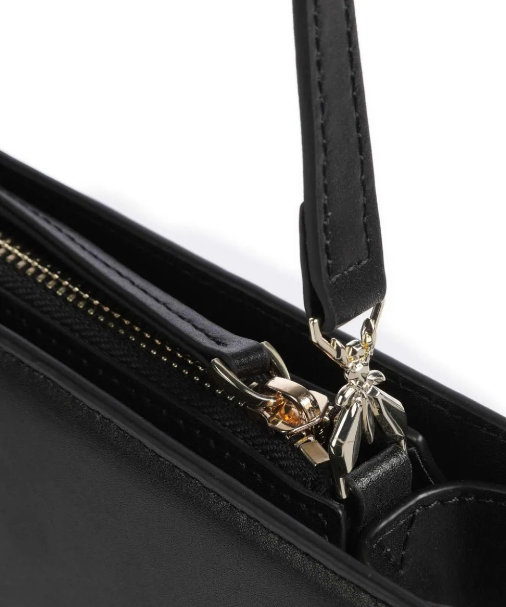 Crossbody bag softly grained calfskin black
