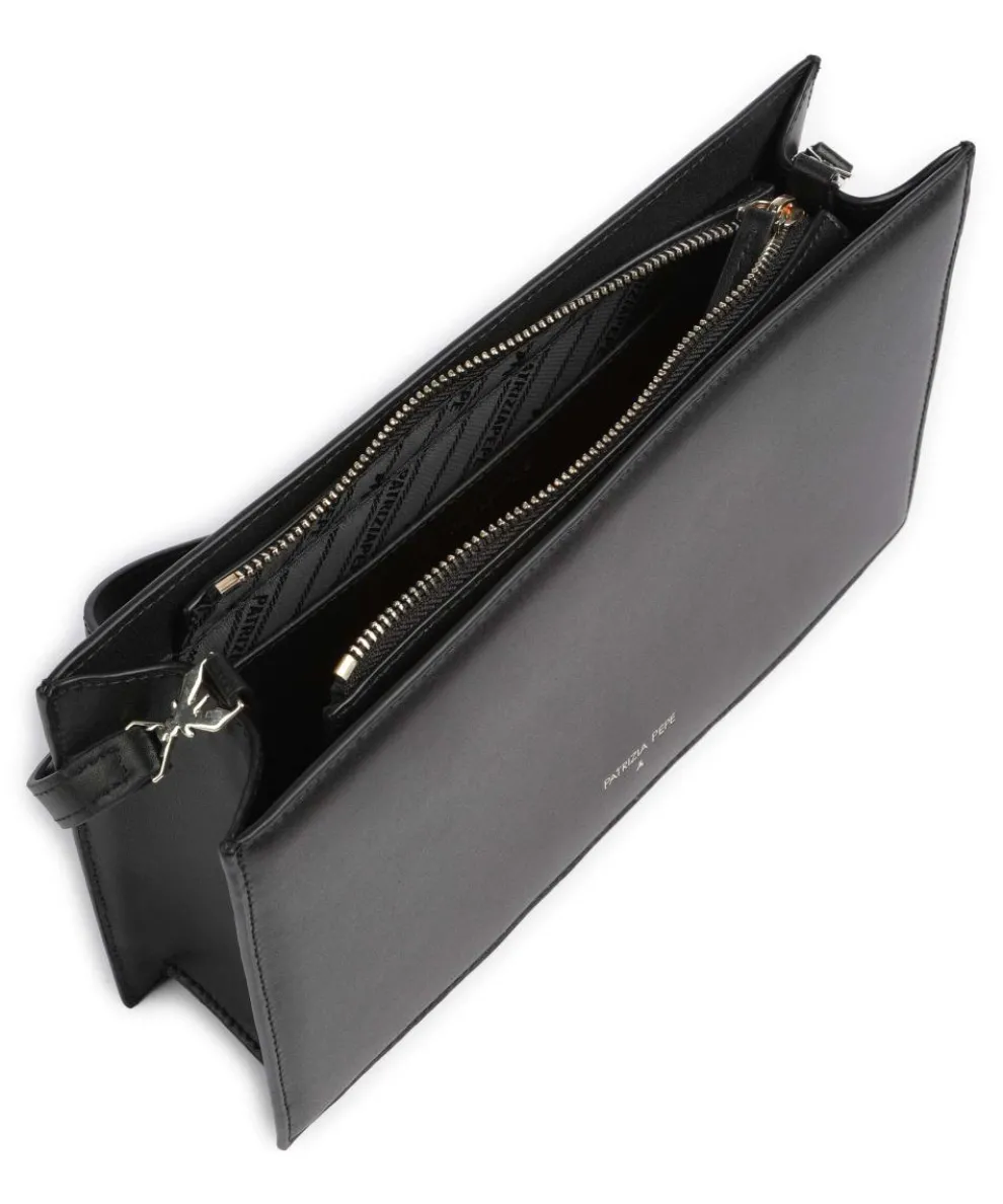 Crossbody bag softly grained calfskin black