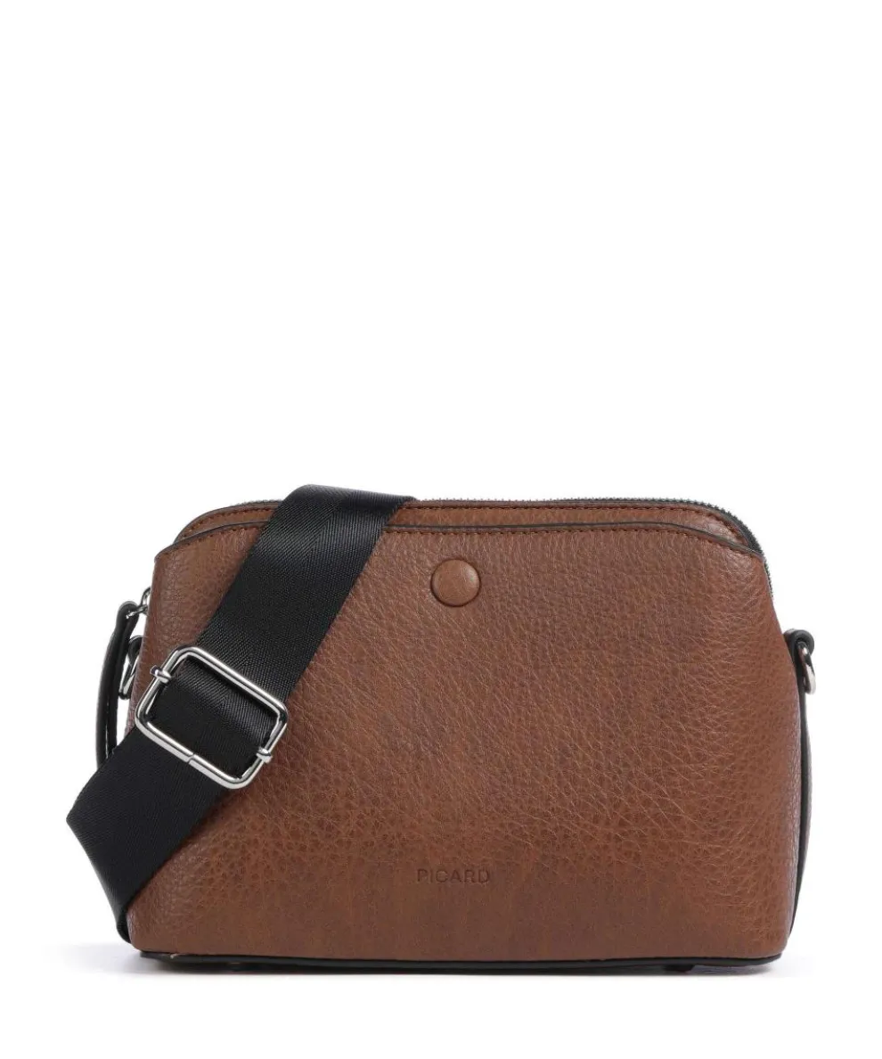 Polly Crossbody bag imitation leather brown