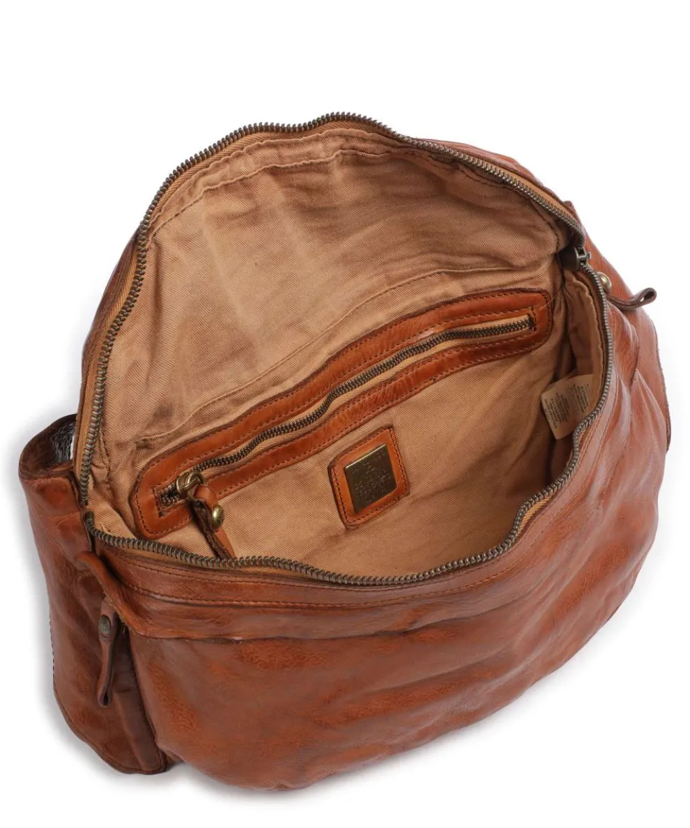 Fanny pack grained cow leather brown