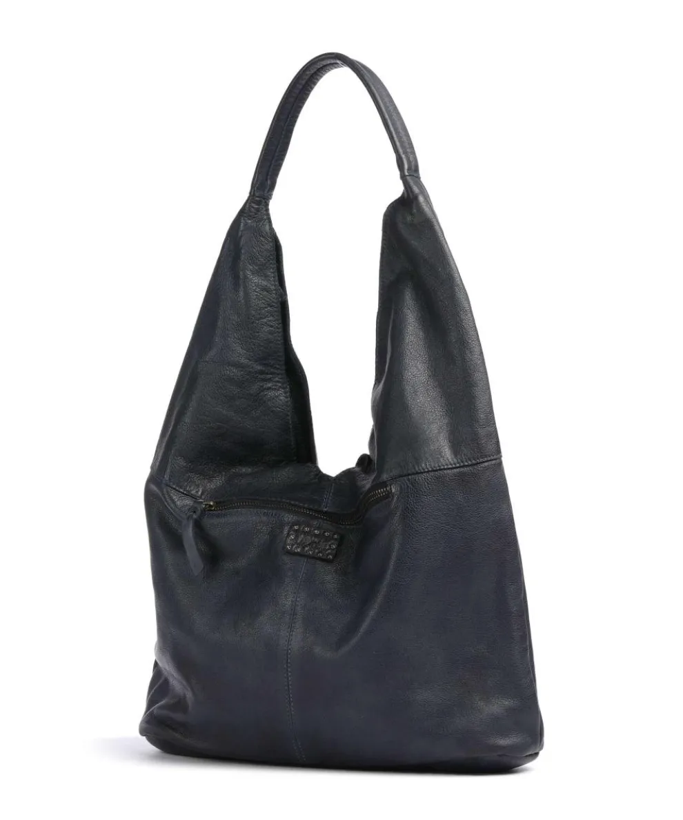 Freundgasse 1 Tote bag grained leather navy