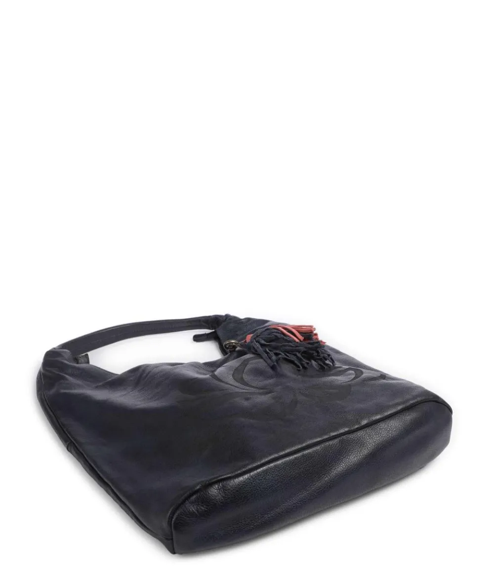 Freundgasse 1 Tote bag grained leather navy
