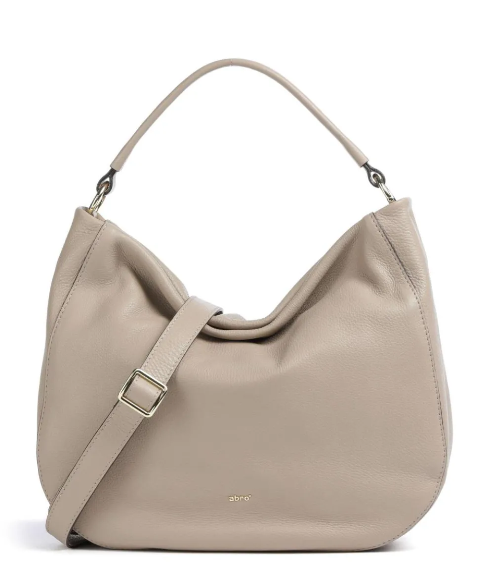 Dalia Mia Hobo bag grained leather beige