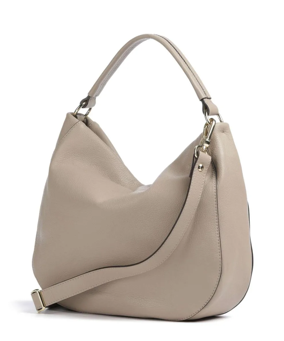 Dalia Mia Hobo bag grained leather beige
