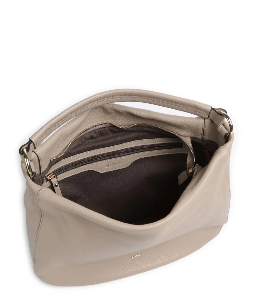 Dalia Mia Hobo bag grained leather beige