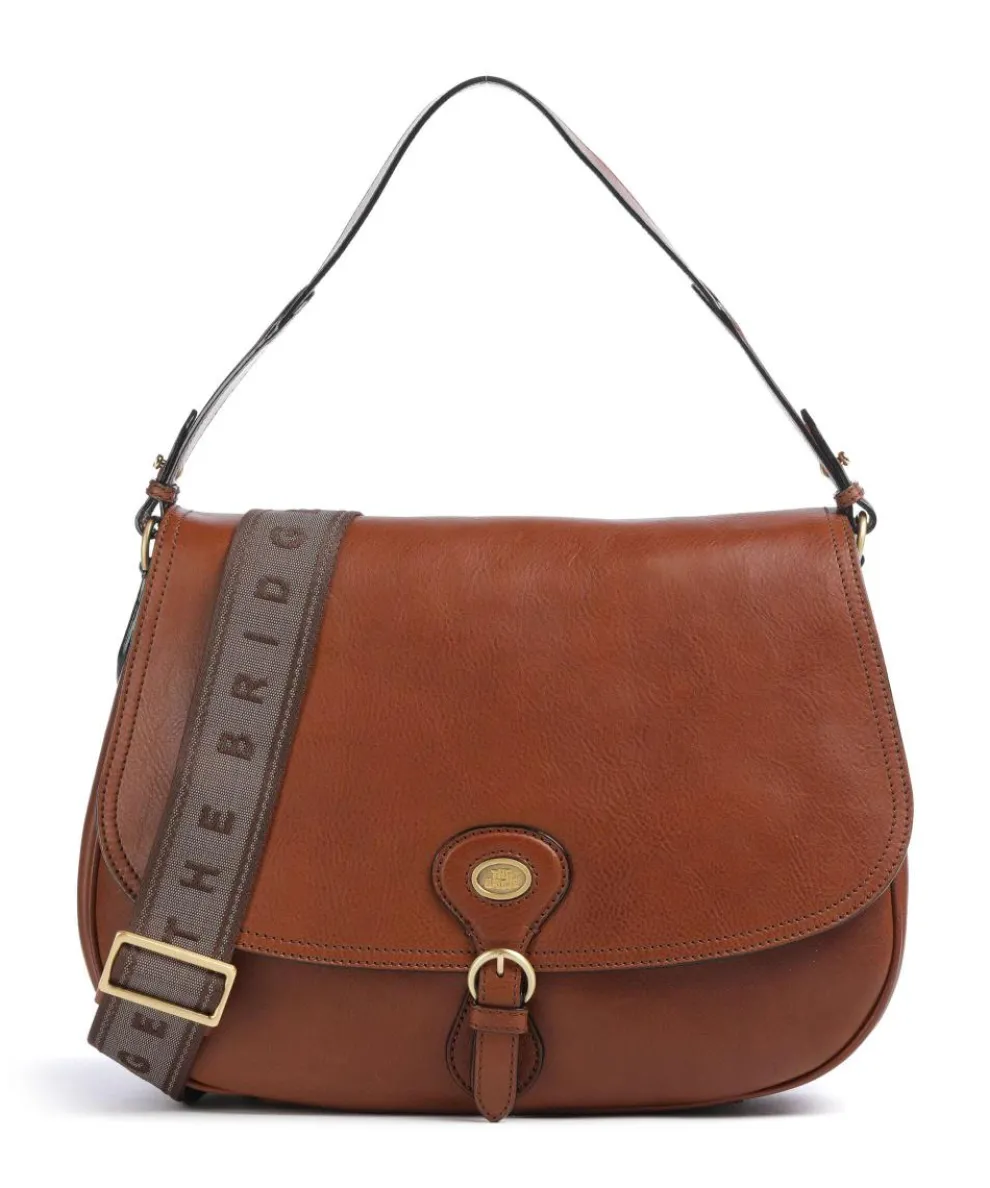 Isadora Shoulder bag grained cow leather brown