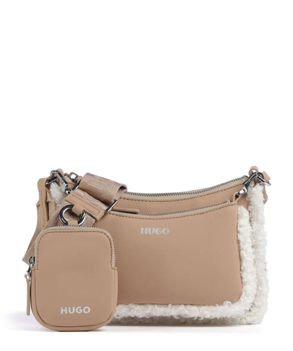 Bel Crossbody bag recycled polyurethane beige