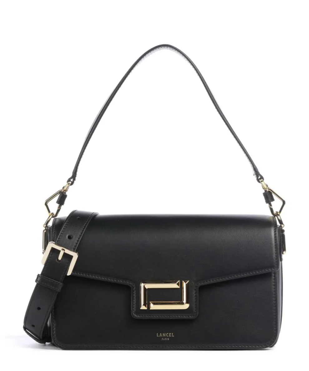 Angele M Shoulder bag fine grain cow leather black