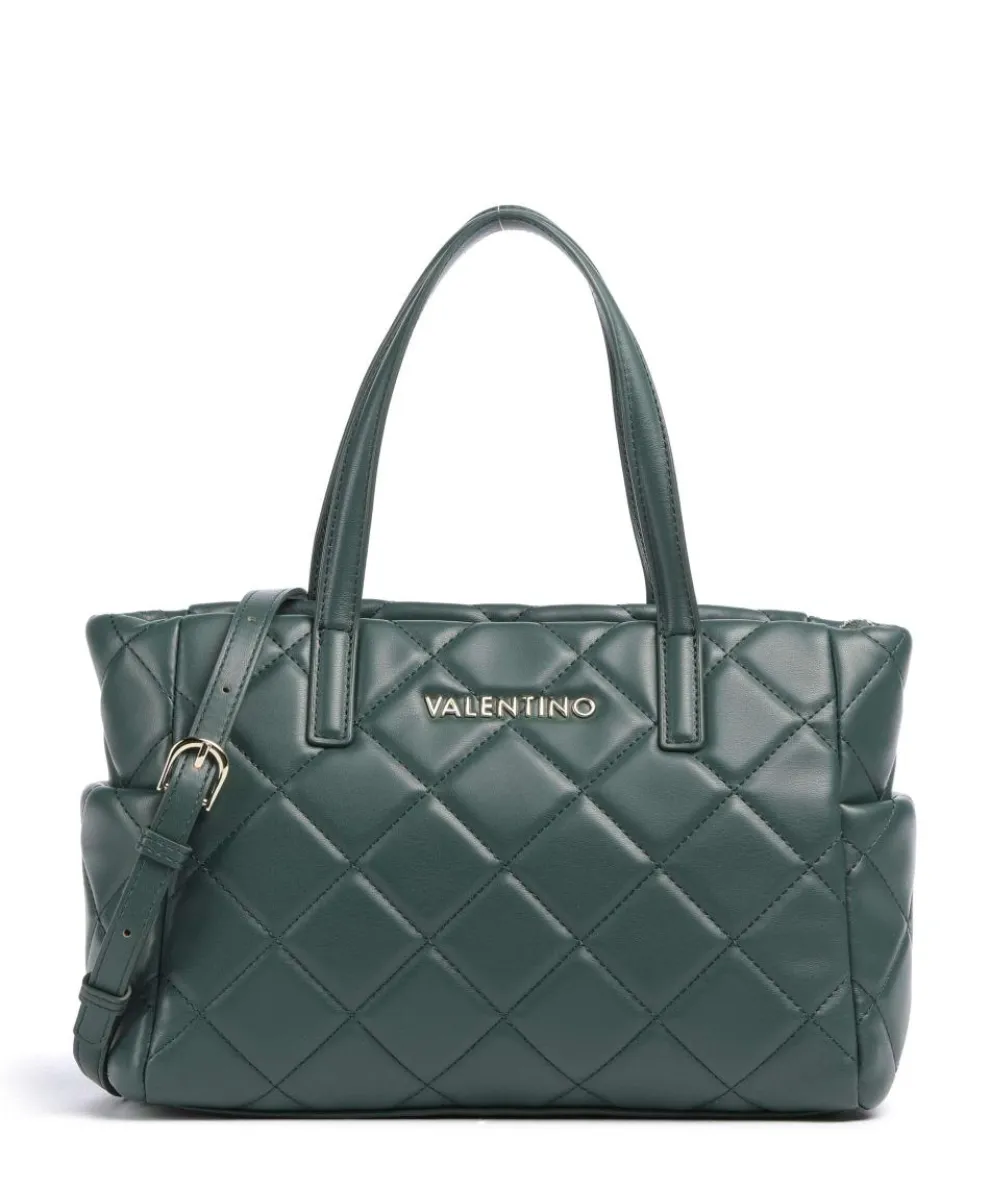 Ocarina Handbag imitation leather dark green