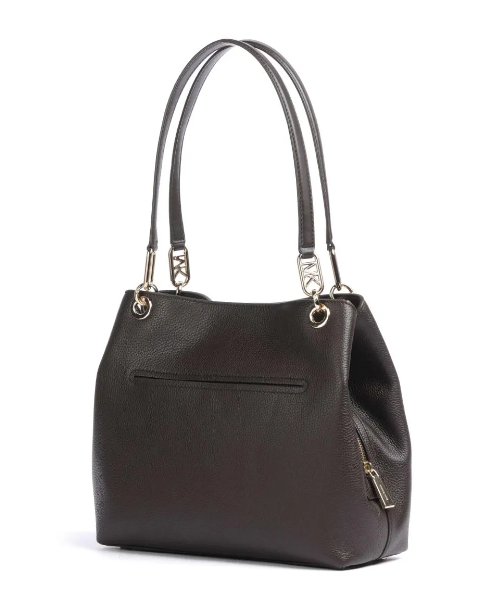 Kensington Large Hobo bag grained cow leather dark brown