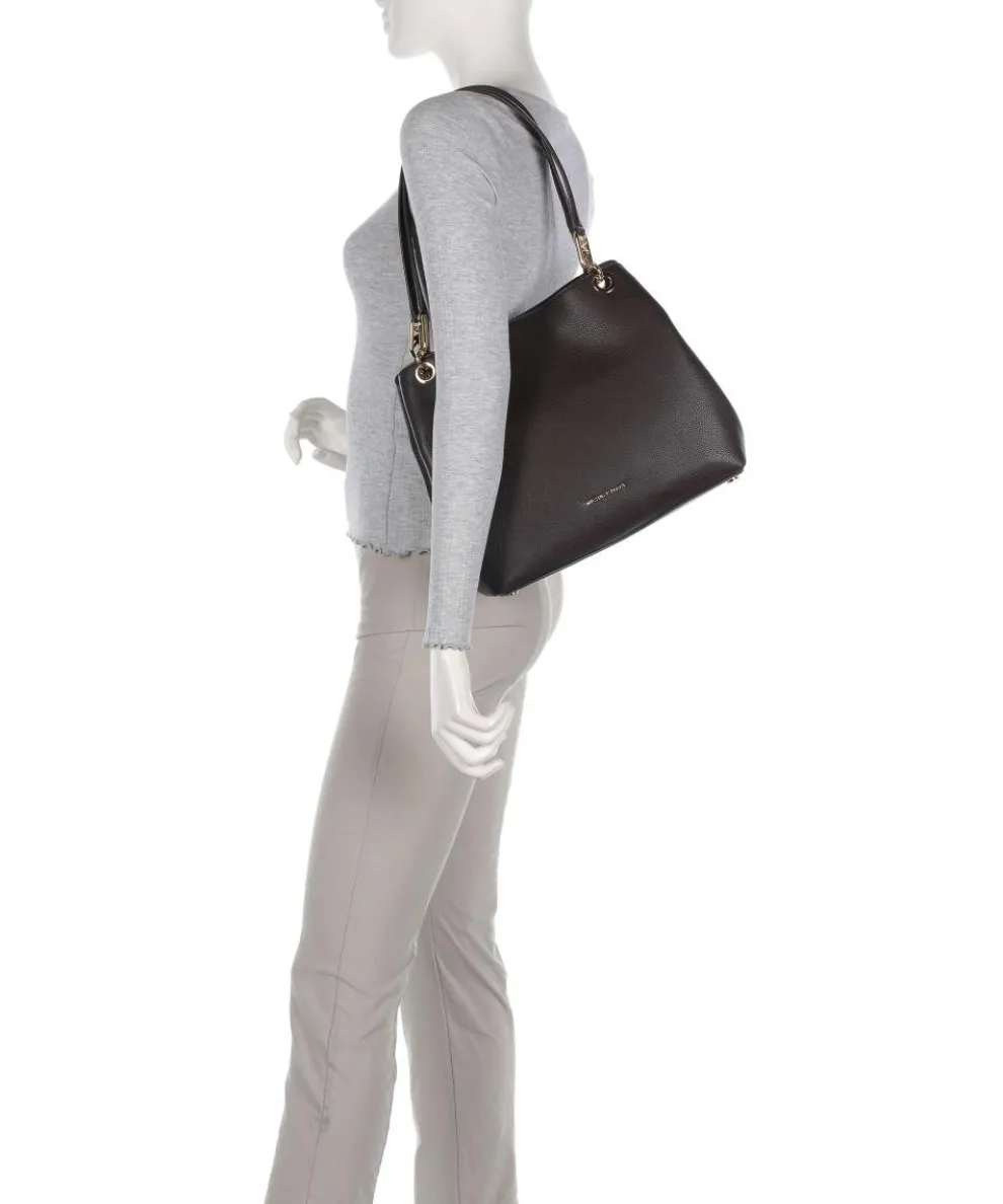 Kensington Large Hobo bag grained cow leather dark brown