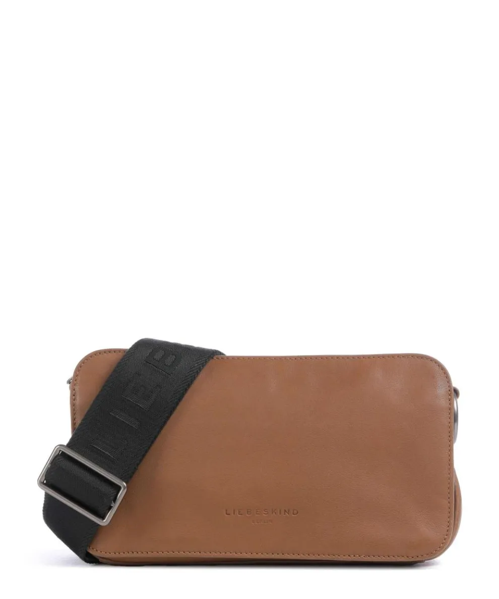 Clarice Sheep Natural Crossbody bag sheepskin leather brown