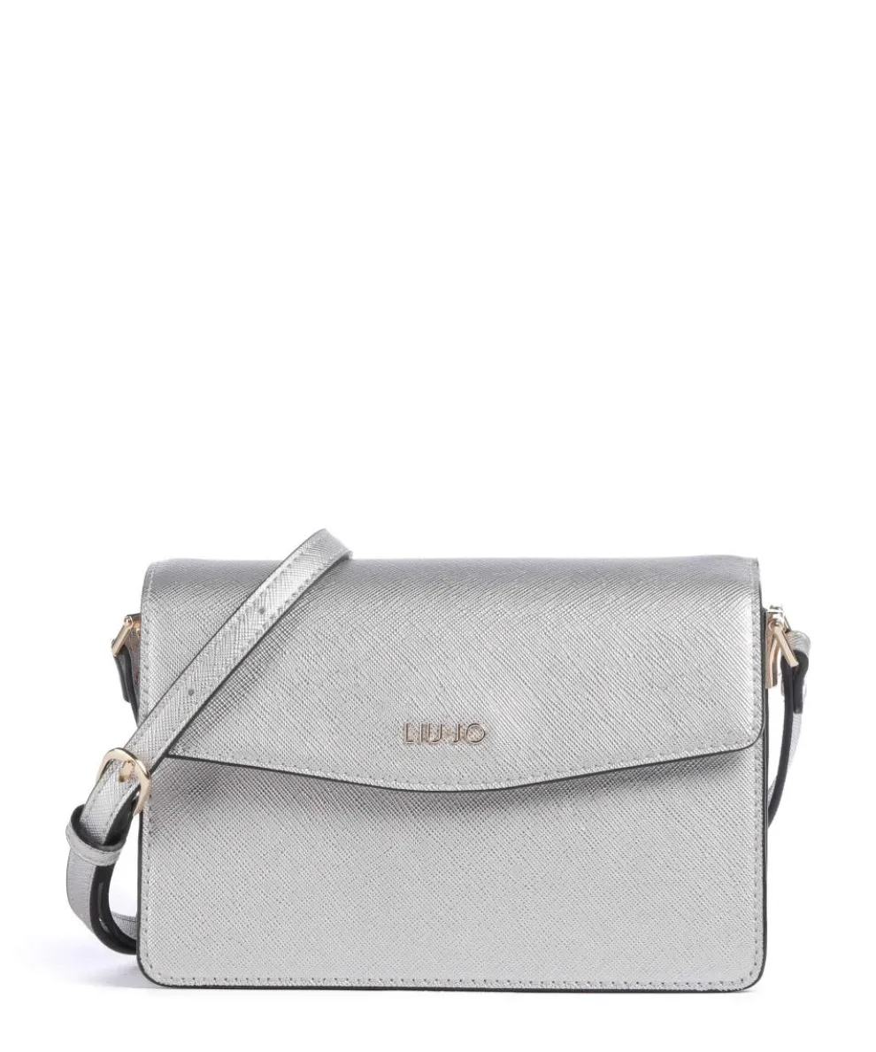 Caliwen Crossbody bag imitation leather silver