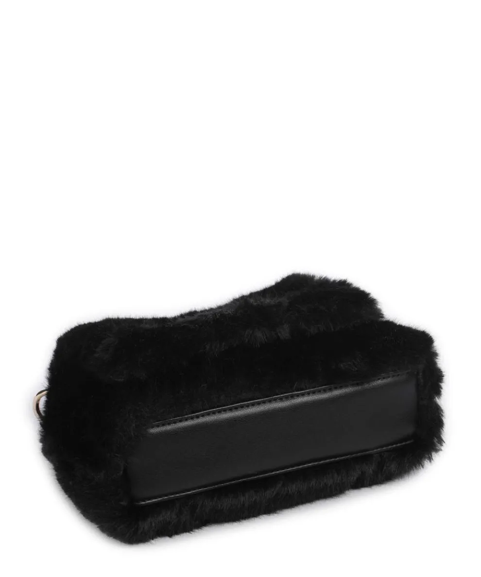 Icon S Shoulder bag faux fur black