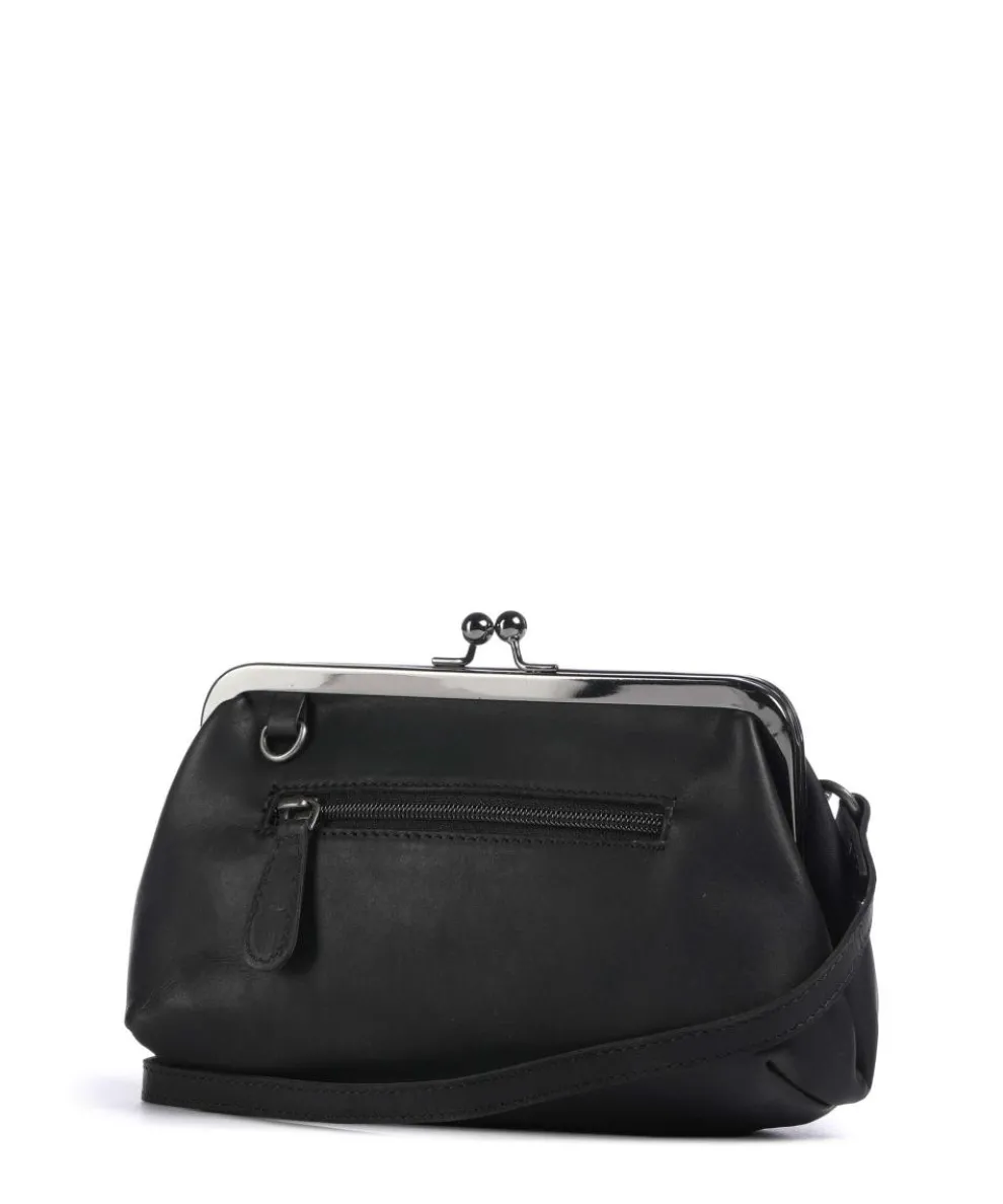 Cow Wax Pull Up Andrade Shoulder bag pull-up cow leather black