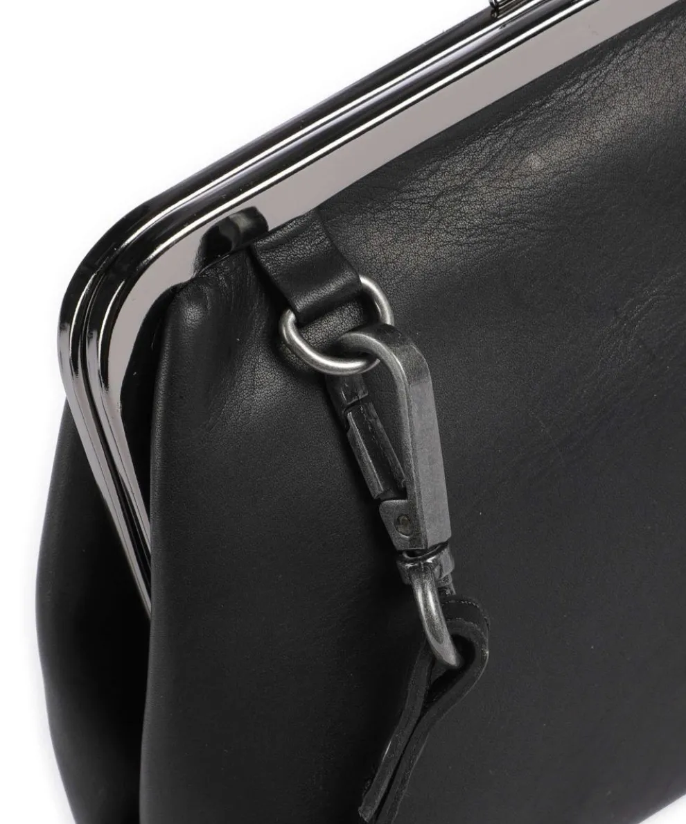 Cow Wax Pull Up Andrade Shoulder bag pull-up cow leather black