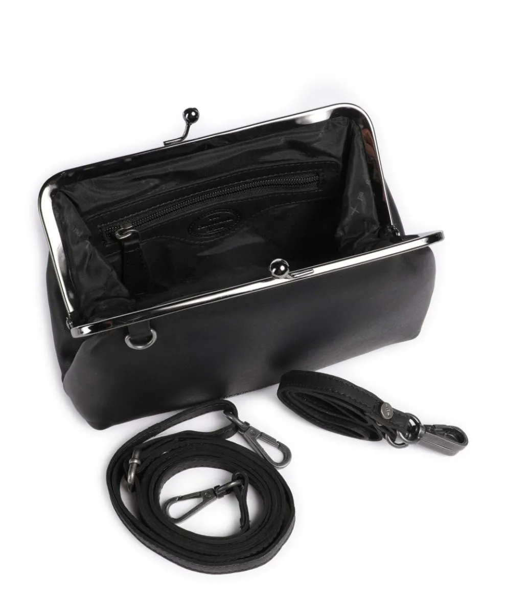 Cow Wax Pull Up Andrade Shoulder bag pull-up cow leather black