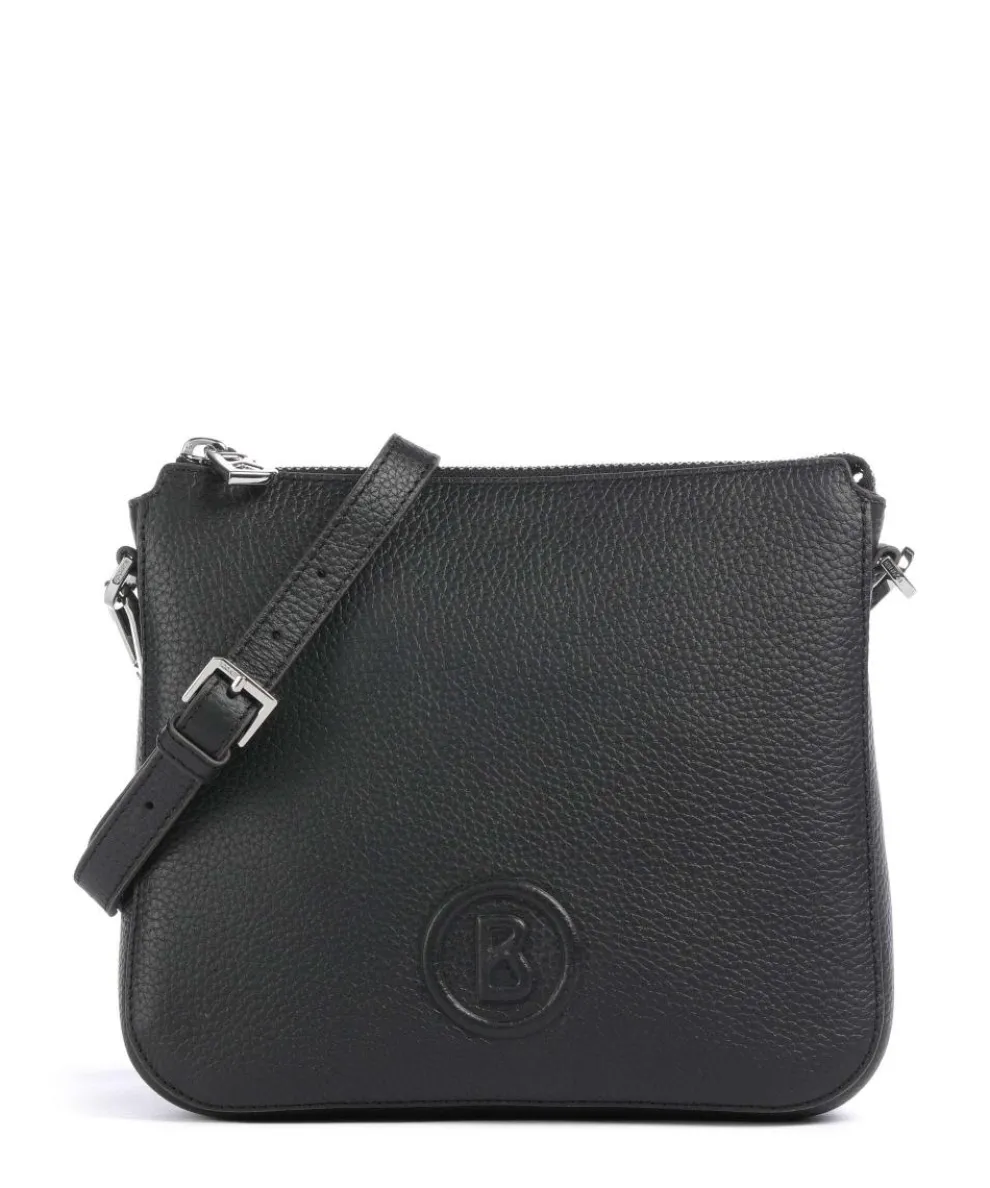 Bozen Hedwig Crossbody bag grained cow leather black