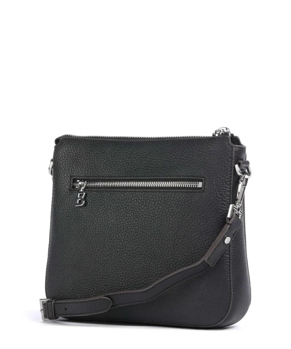 Bozen Hedwig Crossbody bag grained cow leather black