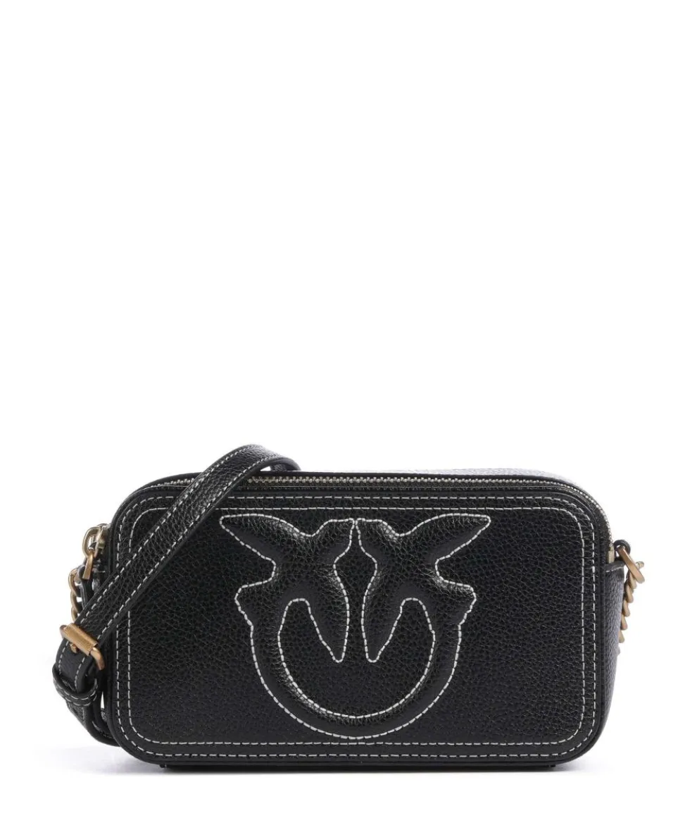 Carrie Crossbody bag grained cow leather black