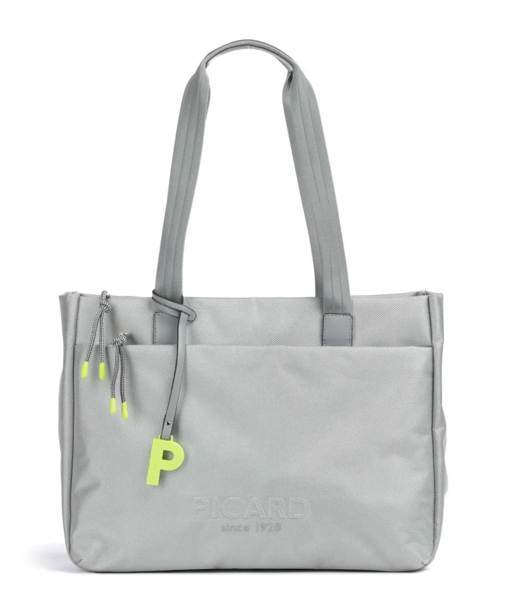 Lucky One Tote bag nylon silver