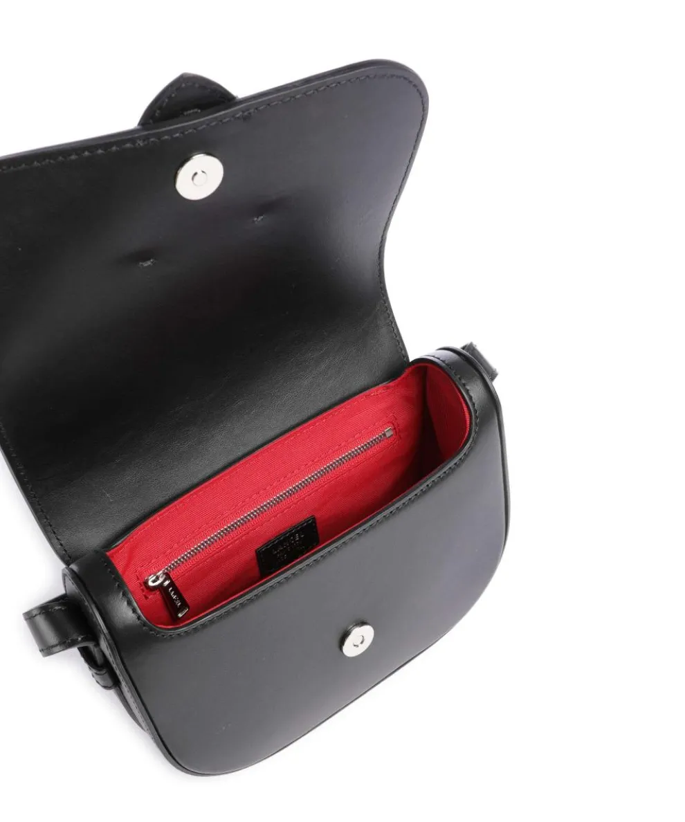 Sienna S Crossbody bag fine grain cow leather black