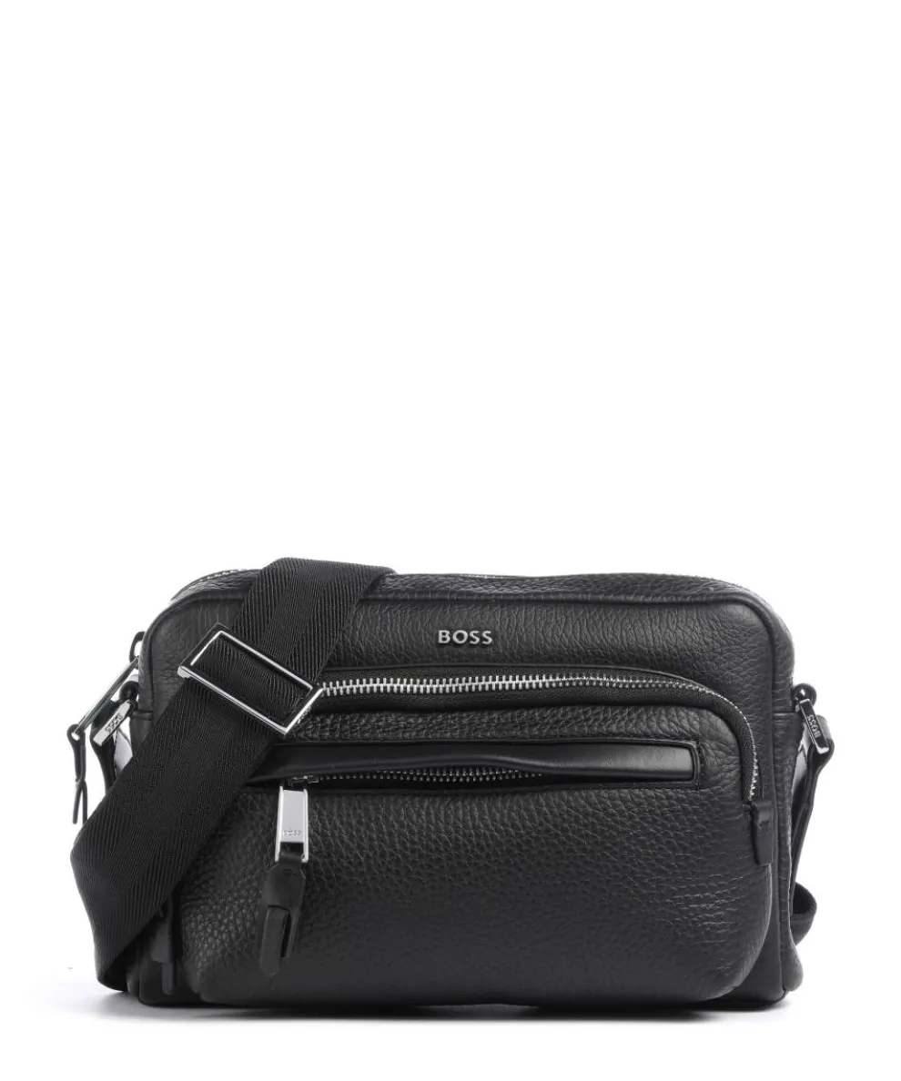 Highway Crossbody bag grained cow leather black