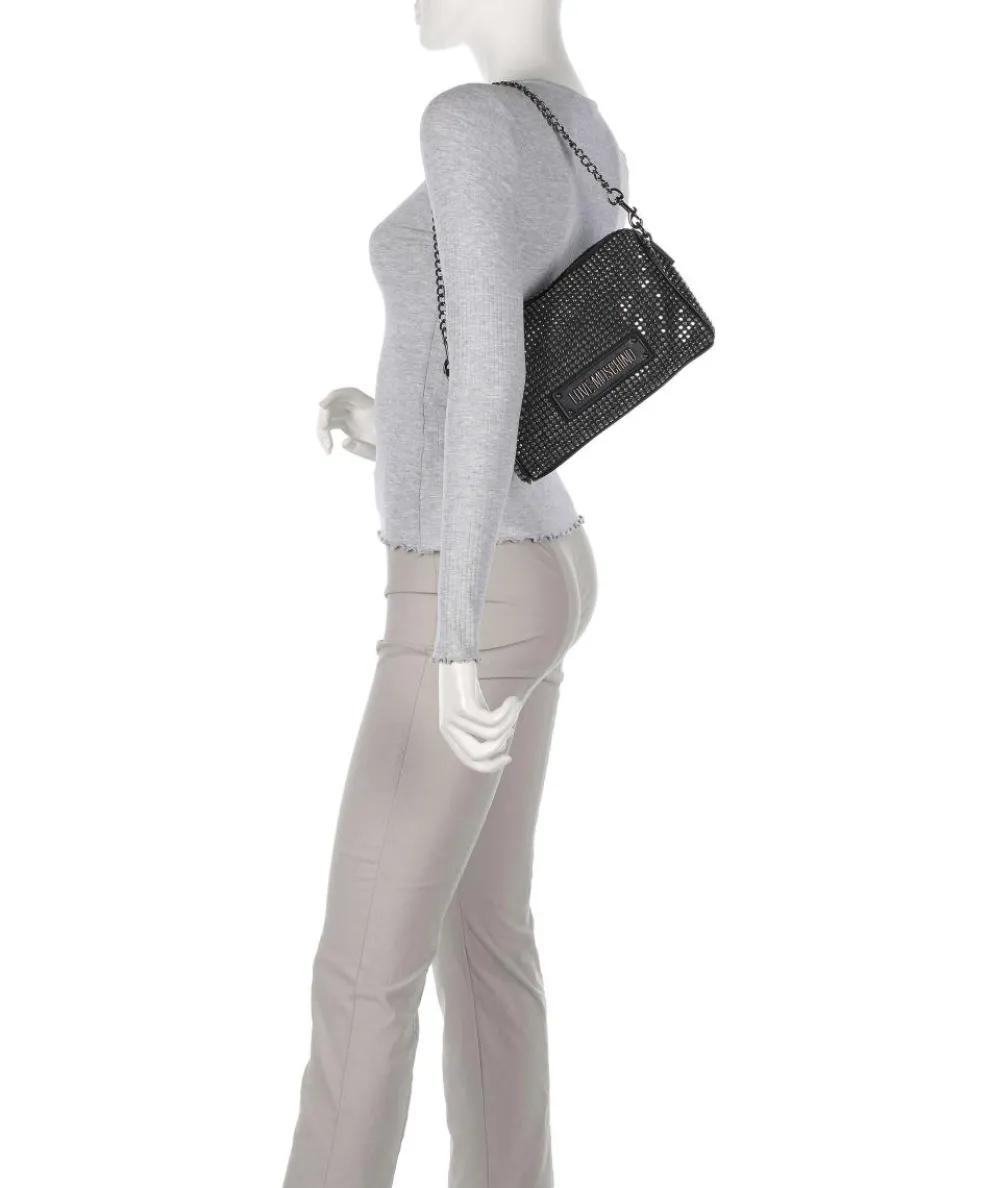 Sparkling Shoulder bag fabric black