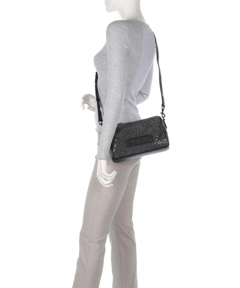 Sparkling Shoulder bag fabric black