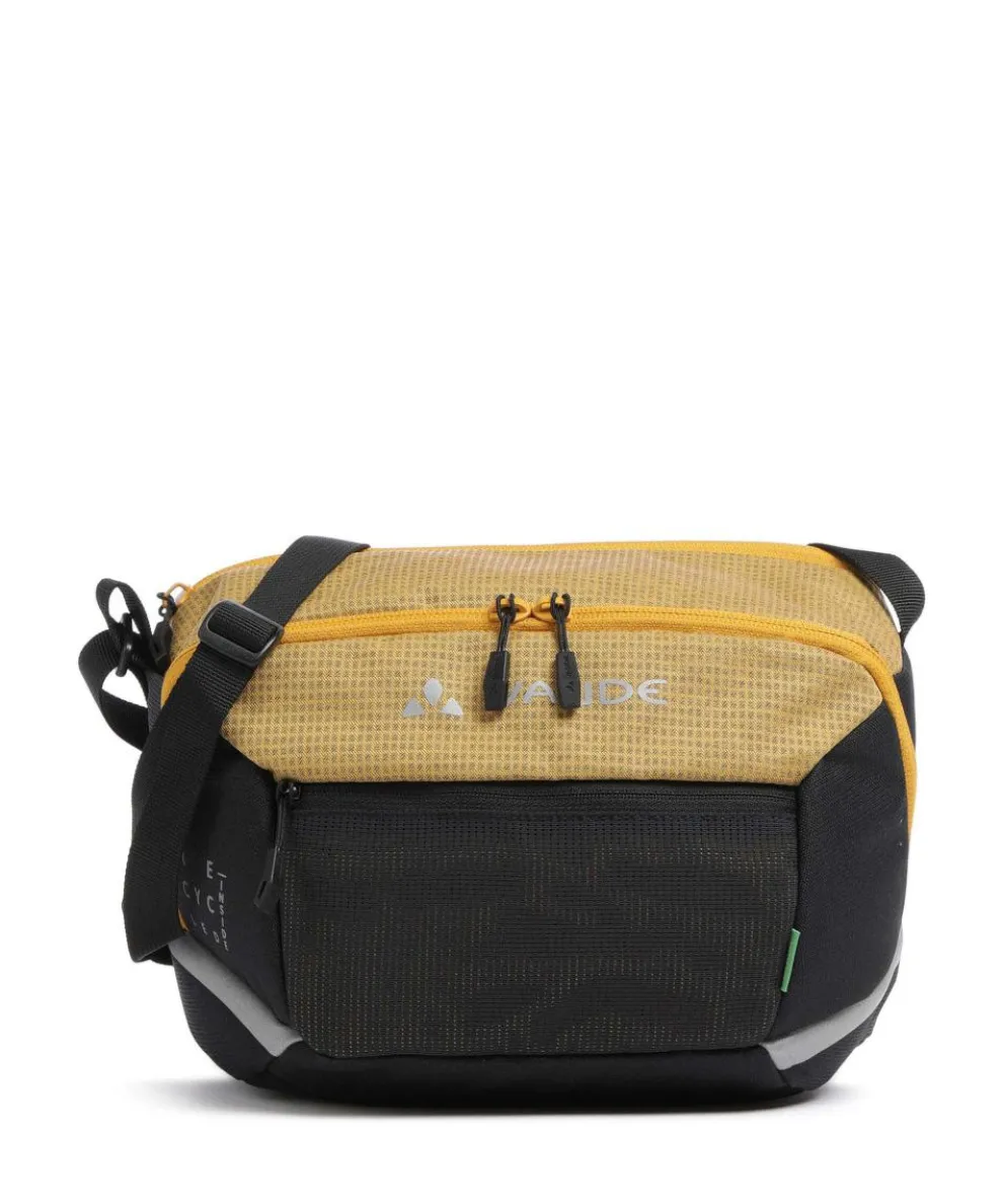 Cycle Handlebar bag recycled polyester black/yellow