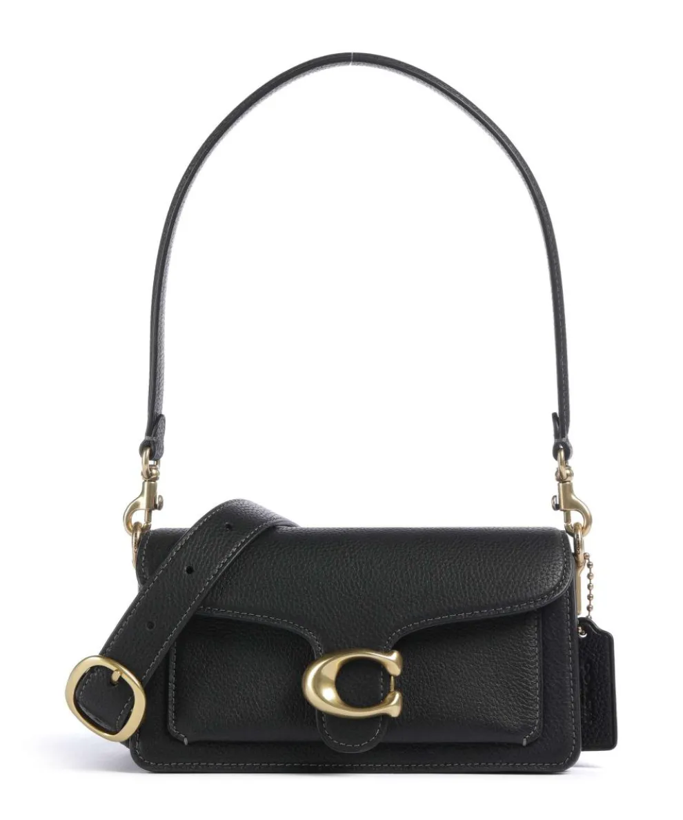 Tabby 20 Shoulder bag grained cow leather black