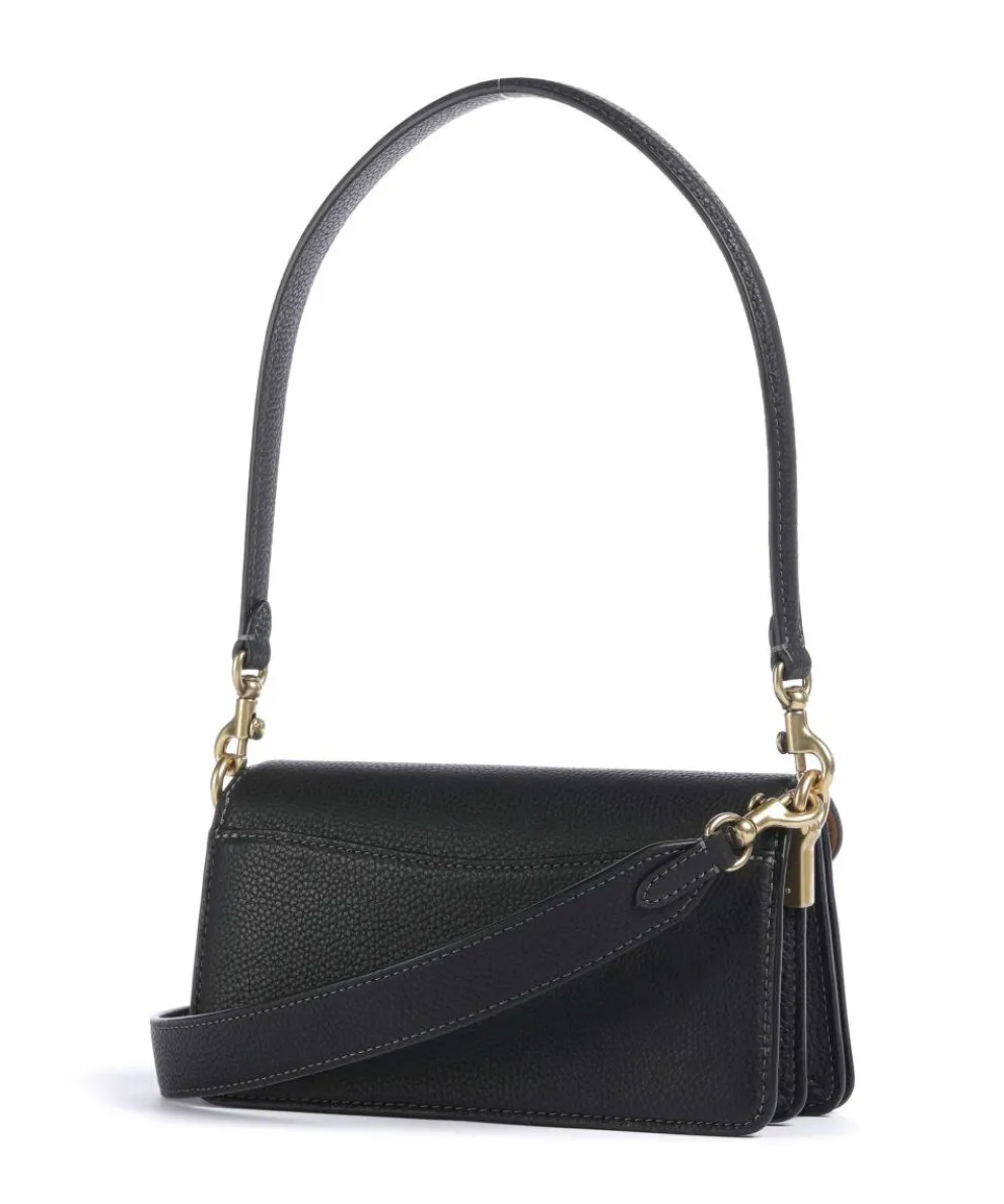 Tabby 20 Shoulder bag grained cow leather black