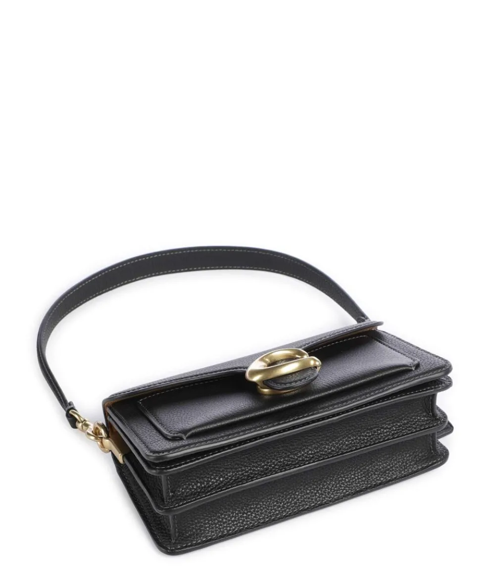 Tabby 20 Shoulder bag grained cow leather black
